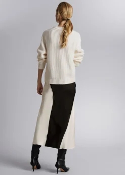 Online Ribbet Striktroje Kvinder Strik