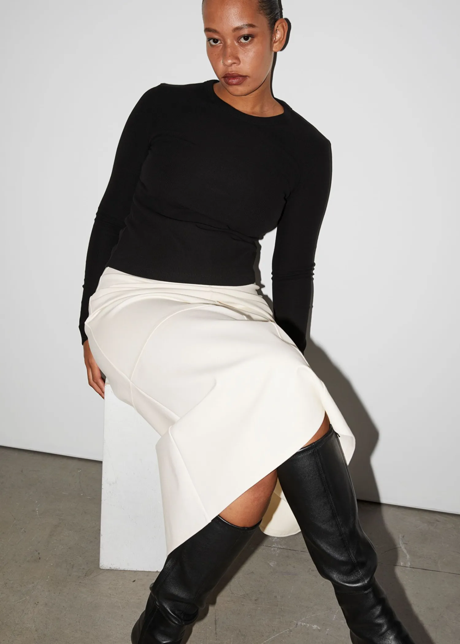 Sale Ribbet Top Kvinder Toppe