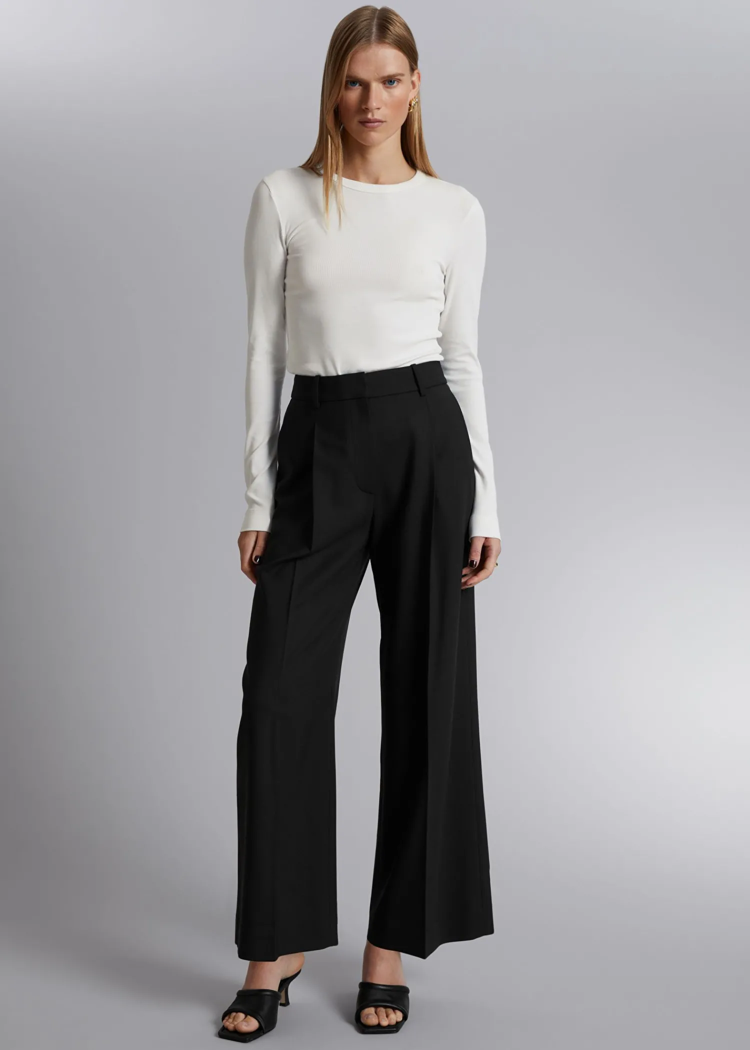 Store Ribbet Top Kvinder Toppe