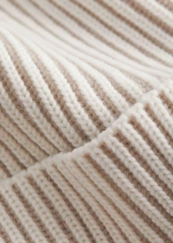 Sale Ribbet Uldhue Kvinder Hovedbeklædning