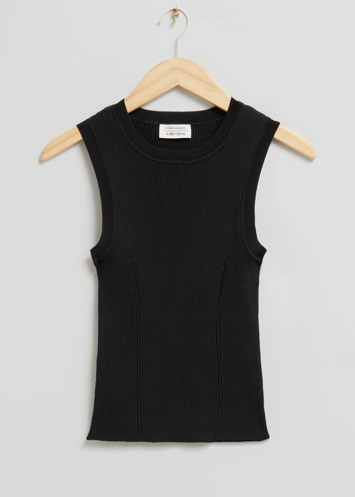 New Ribstrikket Tanktop Kvinder Toppe