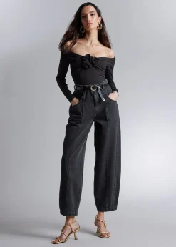 Sale Rynket Off-Skulder Top Kvinder Toppe