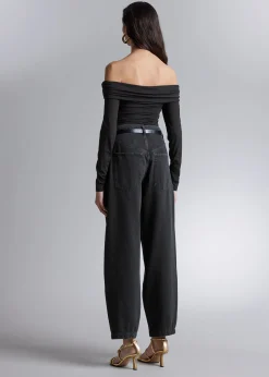 Sale Rynket Off-Skulder Top Kvinder Toppe