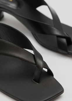 Hot Sandaler I Laeder Kvinder Sandaler Med Hael