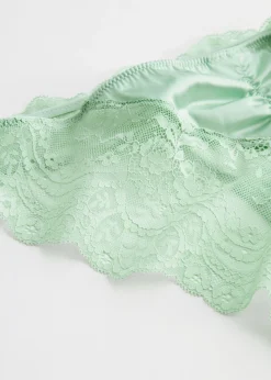 Hot Satin Blonde Trusser Kvinder Underdele