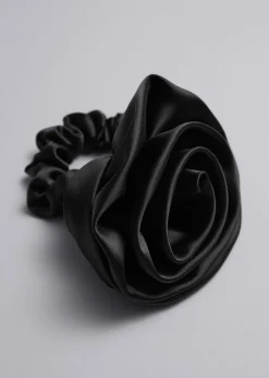 Cheap Satin Rose Scrunchie Kvinder Hårtilbehør