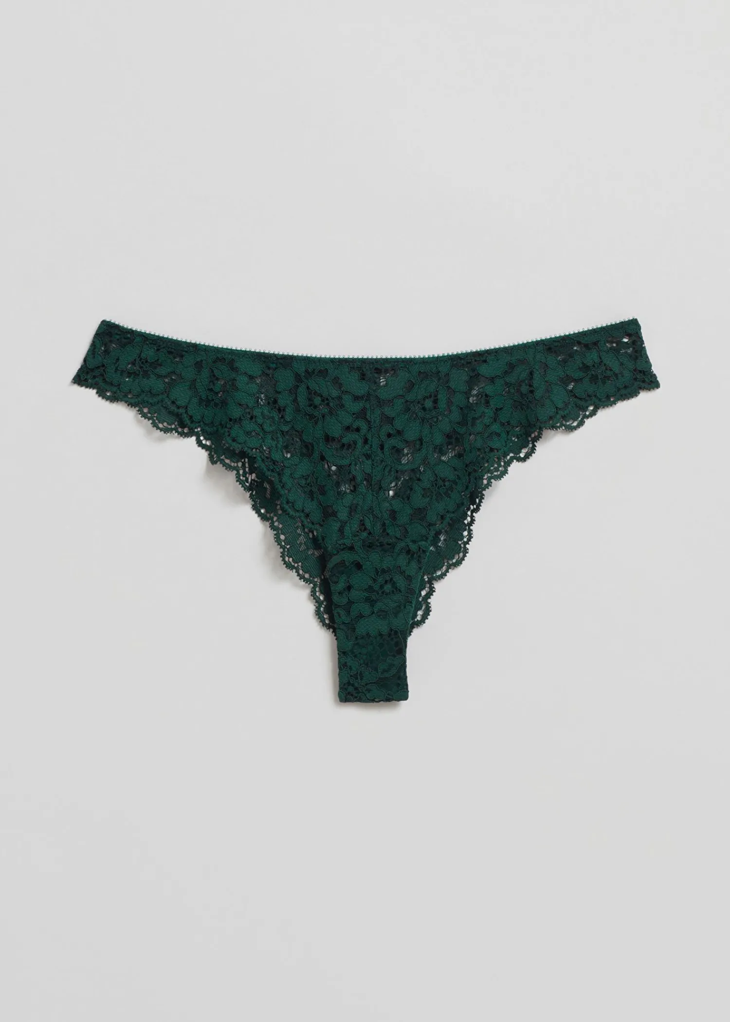 Best Sale Scalloped Blonde Tanga Kvinder Underdele