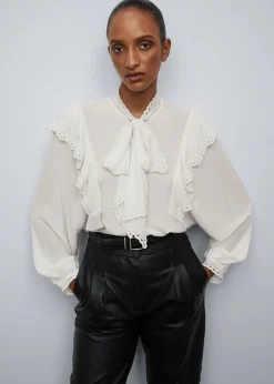 Best Skallet Flaesebluse Kvinder Bluser Og Skjorter