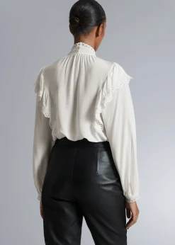 Best Skallet Flaesebluse Kvinder Bluser Og Skjorter