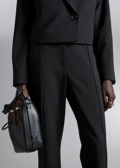 New Skraeddersyede Bootcut Bukser Kvinder Sæt Og Dragter