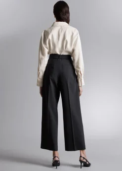 Cheap Skraeddersyede Bukser Med Baelte Kvinder Bukser