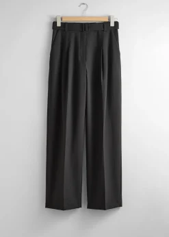 Cheap Skraeddersyede Bukser Med Baelte Kvinder Bukser