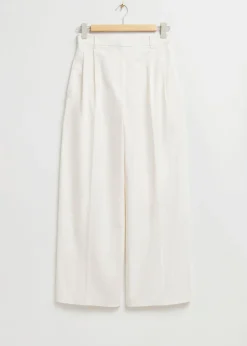 Cheap Skraeddersyede Bukser Med Lige Ben Kvinder Bukser