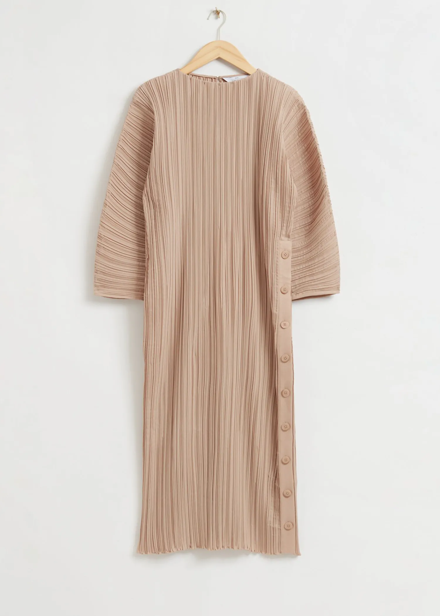 Clearance Skulpturel Plisse Style Kjole Kvinder Kjoler