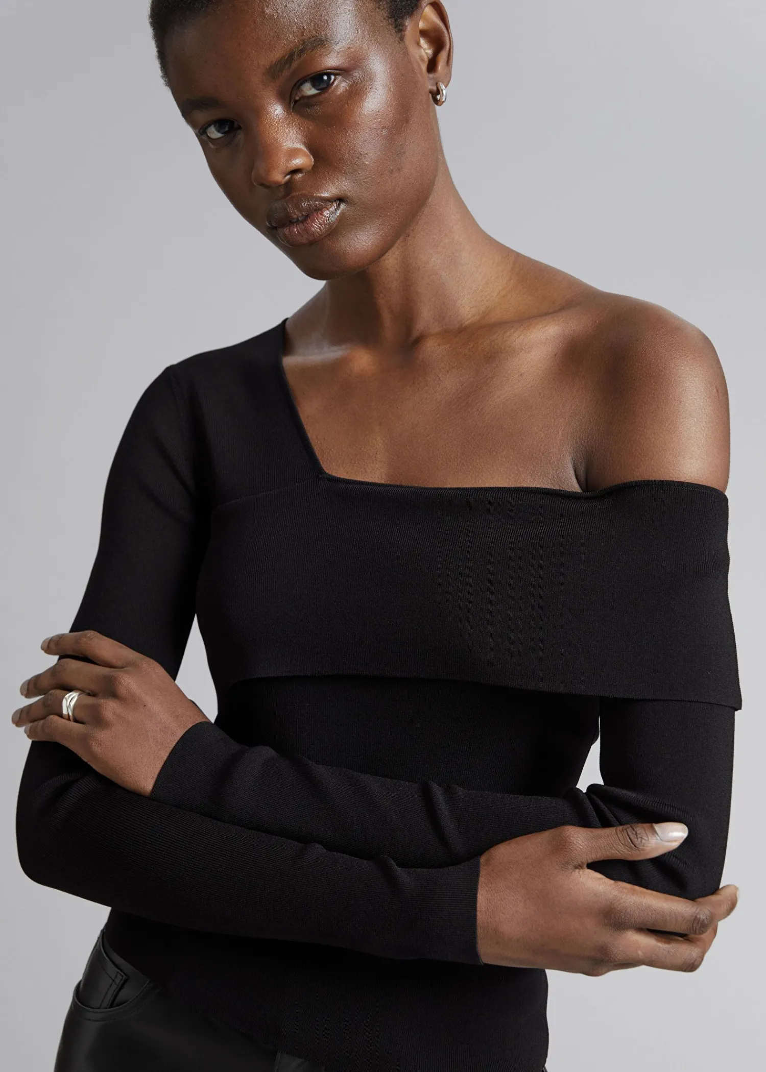 Store Slank En-Skulder Top Kvinder Toppe