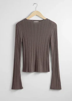 Outlet Slank Merino Top Kvinder Toppe