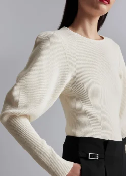 Store Slank Ribstrikket Troje Kvinder Strik