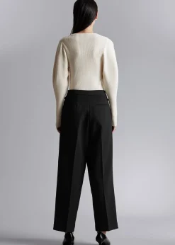 Store Slank Ribstrikket Troje Kvinder Strik