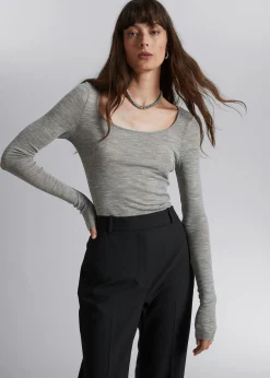 Cheap Slank Uldtop Kvinder Toppe