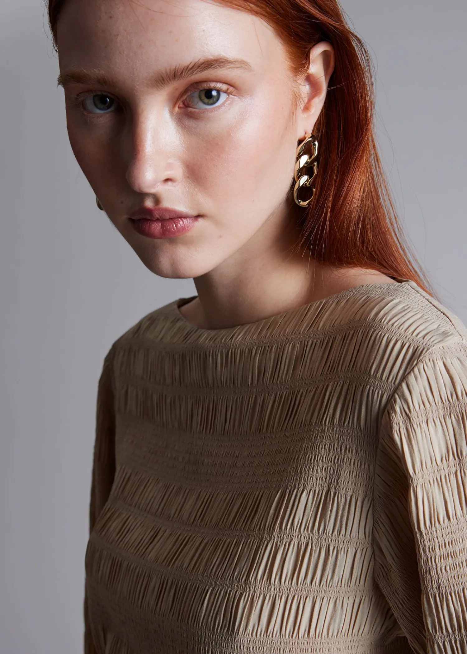 Shop Smocket Bluse Kvinder Bluser Og Skjorter