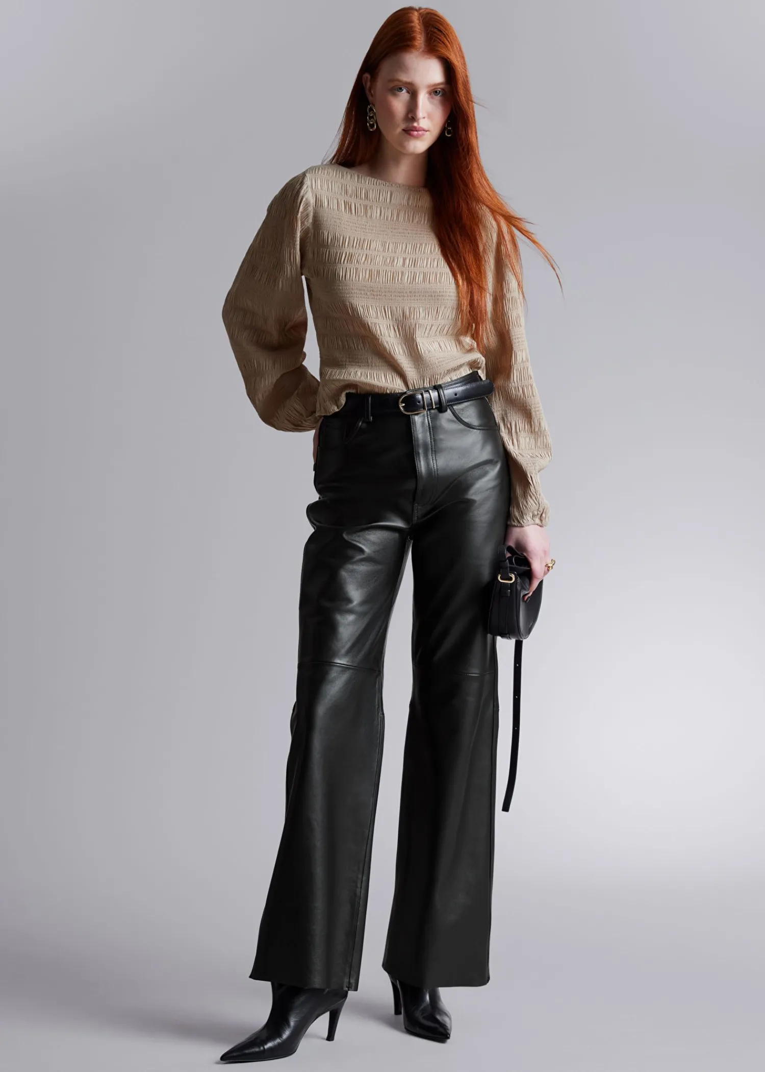 Shop Smocket Bluse Kvinder Bluser Og Skjorter