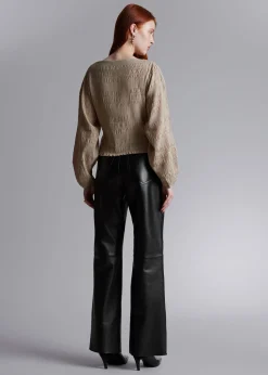 Shop Smocket Bluse Kvinder Bluser Og Skjorter