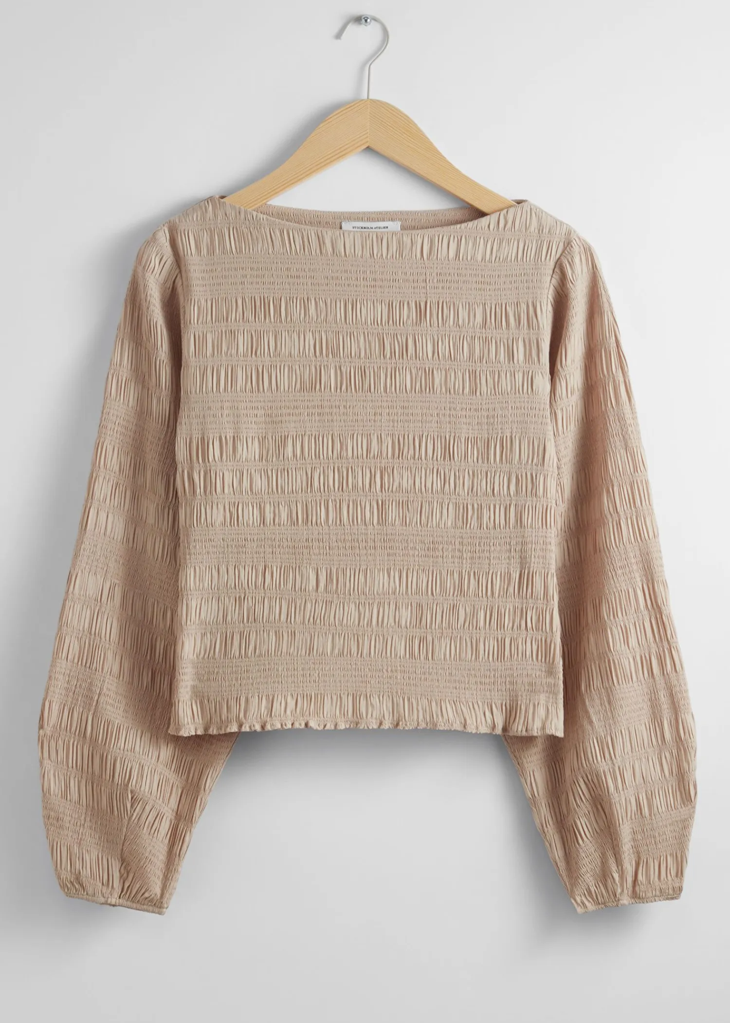 Shop Smocket Bluse Kvinder Bluser Og Skjorter