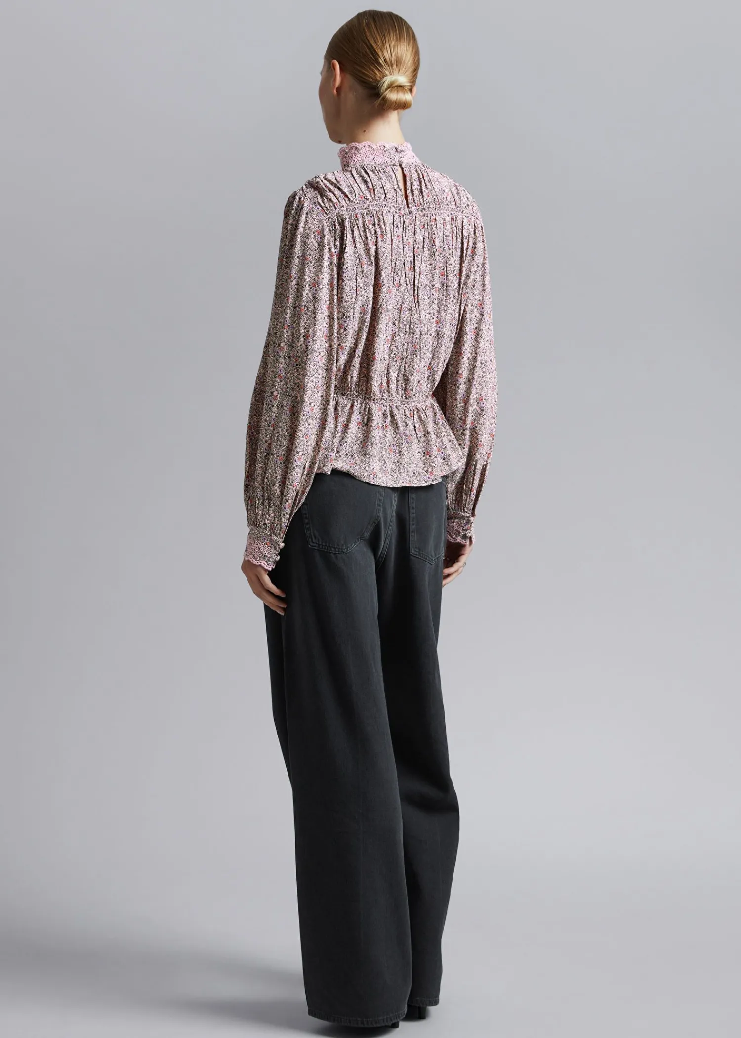 Shop Smocket Bluse Kvinder Bluser Og Skjorter