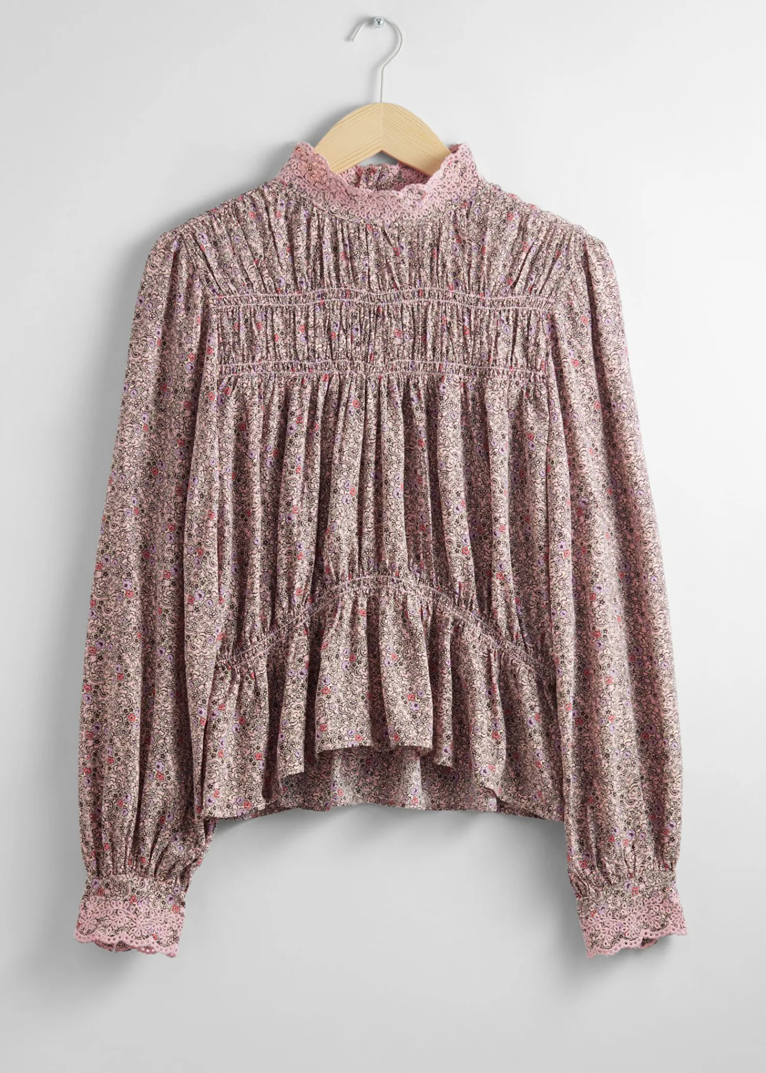 Shop Smocket Bluse Kvinder Bluser Og Skjorter