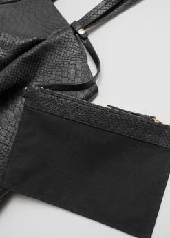 Flash Sale Stor Laedertote Kvinder Tasker