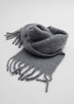 Best Sale Stort Mohair-Blend Torklaede Kvinder Matchende Sæt