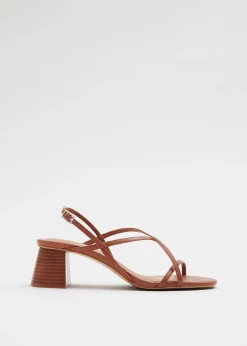 Best Sale Strappy Laedersandaler Kvinder Sandaler Med Hael