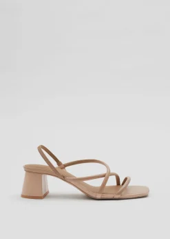 Hot Strappy Sandaler Med Blokhael Kvinder Sandaler Med Hael