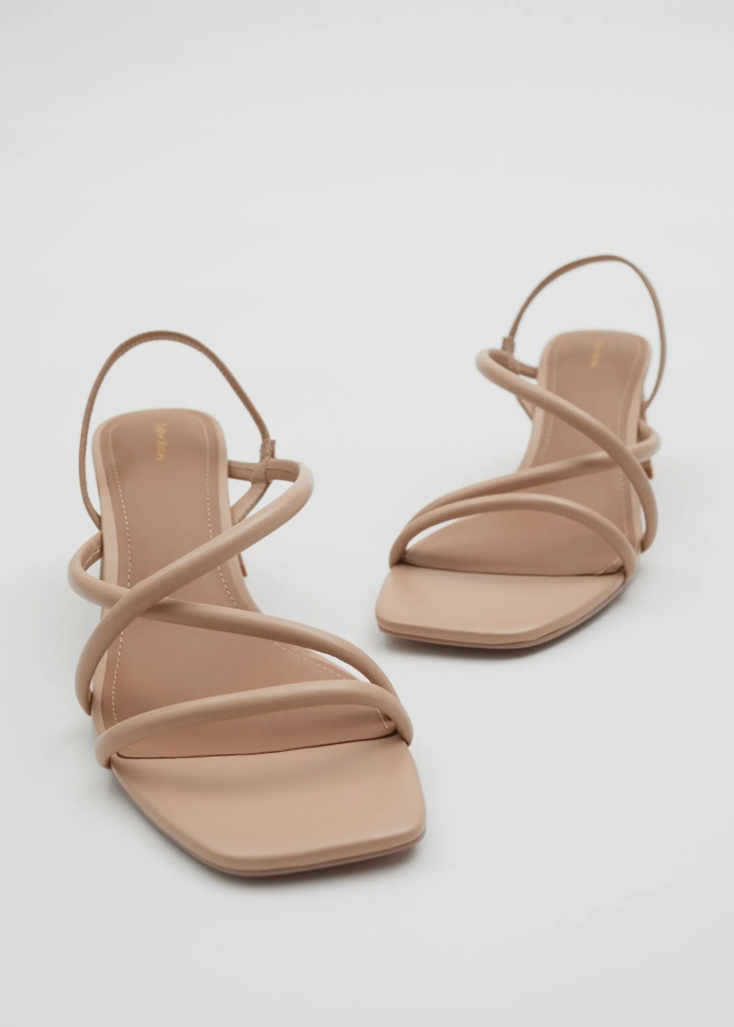 Hot Strappy Sandaler Med Blokhael Kvinder Sandaler Med Hael