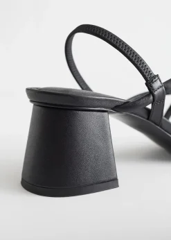 Store Strappy Sandaler Med Blokhael Kvinder Sandaler Med Hael