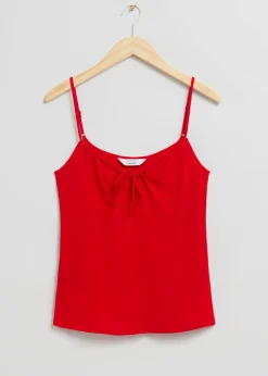 Outlet Strappy Snore Detalje Top Kvinder Toppe