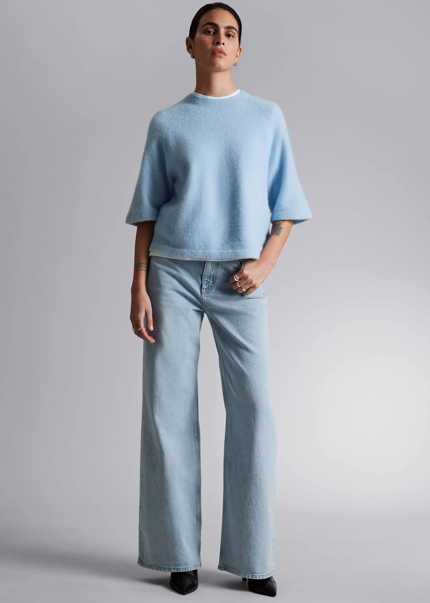 Sale Strik T-Shirt Kvinder Toppe