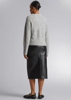 Flash Sale Strikket Cardigan Kvinder Strik