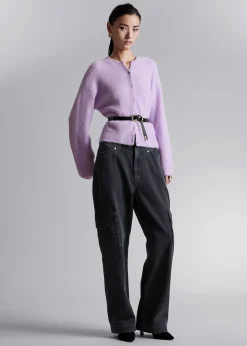 Fashion Strikket Cardigan Kvinder Strik