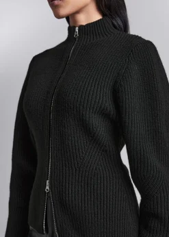 Cheap Strikket Cardigan Med Lynlas Kvinder Strik