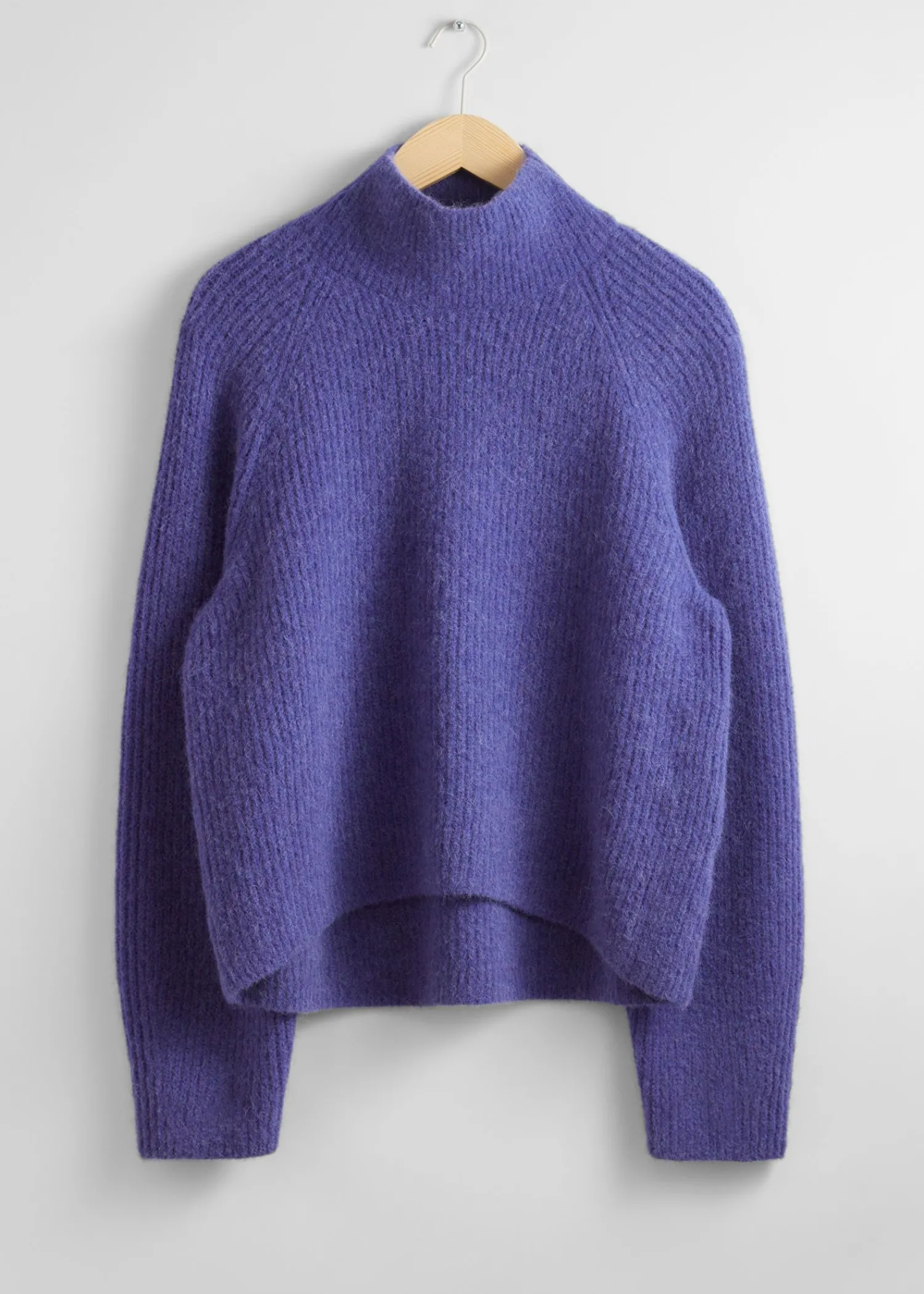 Best Strikket Mock Neck Jumper Kvinder Strik