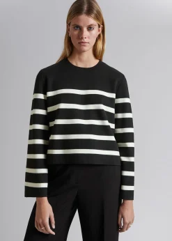Best Strikket Sweater Med Brede Aermer Kvinder Strik