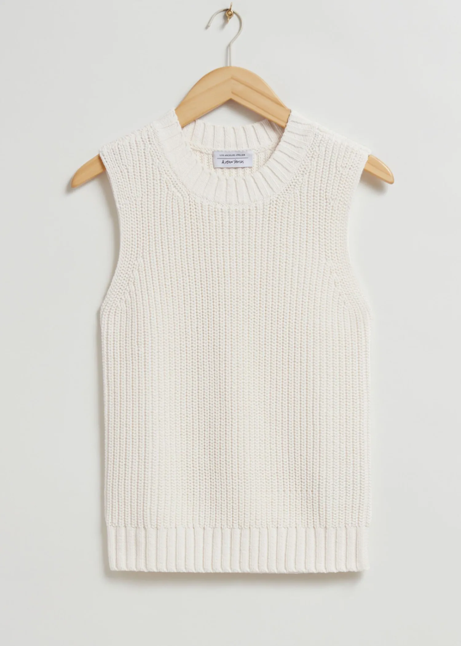 Outlet Strikket Top Med Rund Hals Kvinder Toppe