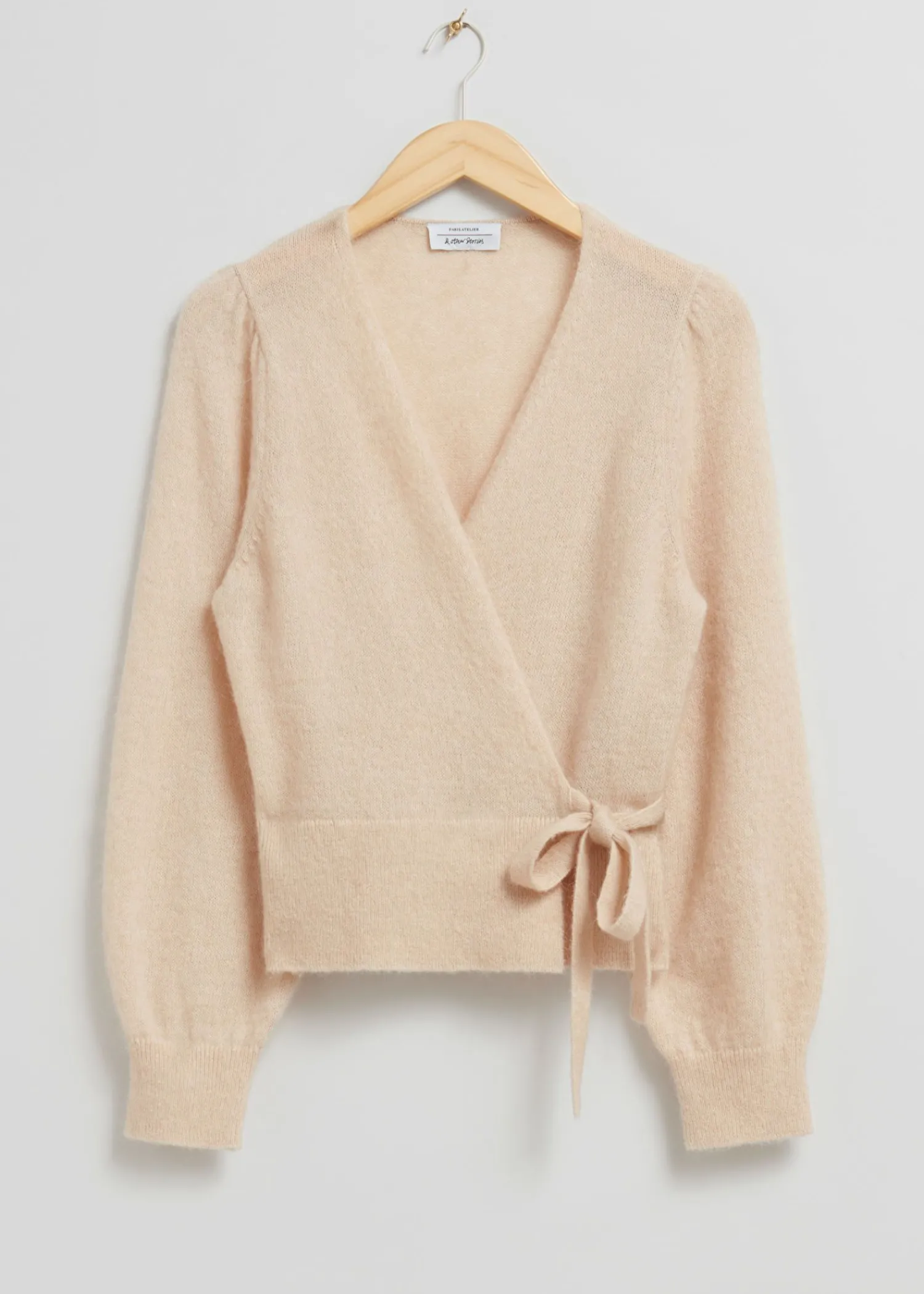Outlet Strikket Wrap Cardigan Kvinder Strik