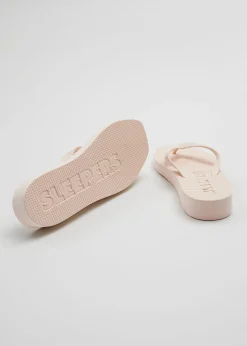 Fashion Sveller Tilspidsede Platform Flip Flops Kvinder Flade Sandaler