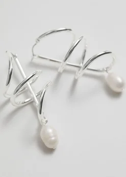 Shop Swirl Perle Oreringe Kvinder Oreringe