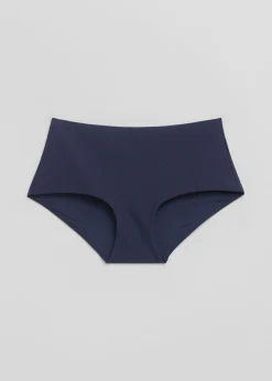 Sale Tekstureret Bikiniunderdel Med Hoj Talje Kvinder Bikinier