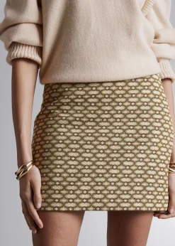 Store Tekstureret Mini-Nederdel Kvinder Nederdele