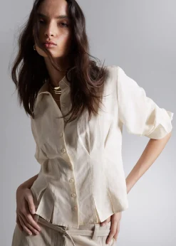 New Tilpasset Skjorte Kvinder Bluser Og Skjorter