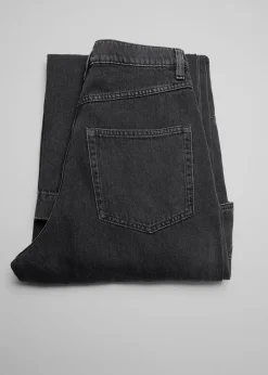 Cheap Tilspidsede Cargo-Pocket Jeans Kvinder Denim